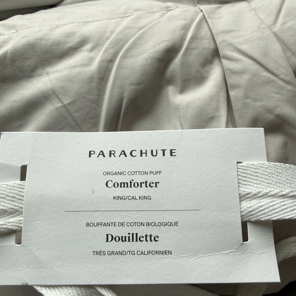 Parachute NWT Organic Cotton Puff Comforter King/California King 🔥NO Offers🔥